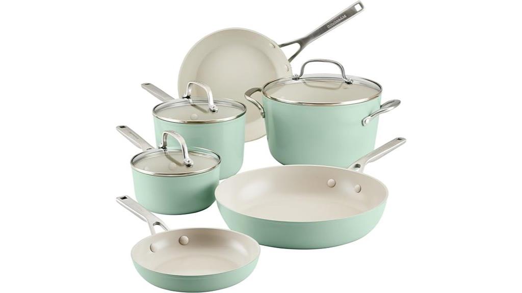 sturdy ceramic nonstick cookware