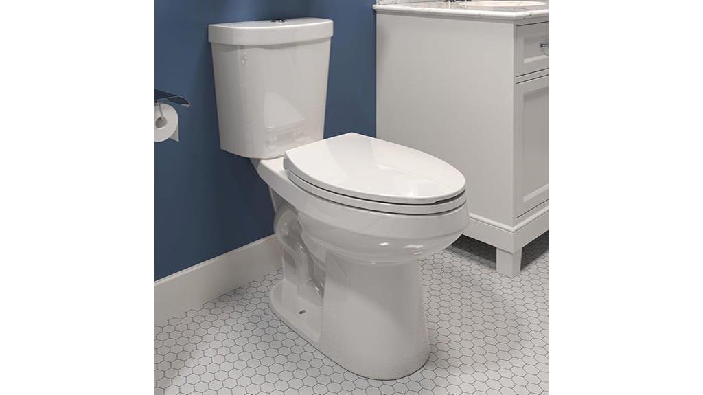 tall two piece elongated toilet