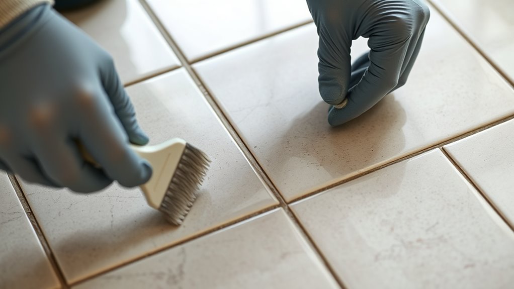 thorough surface and joints