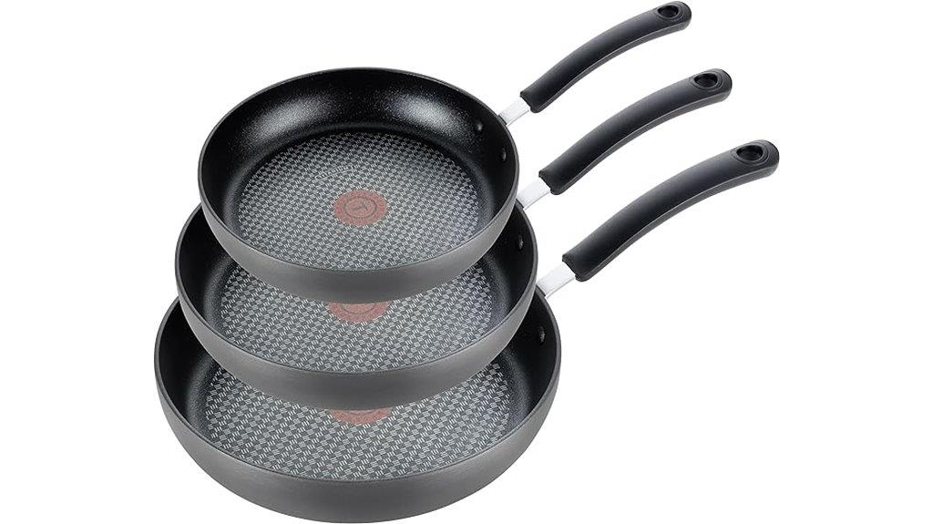 three piece nonstick cookware