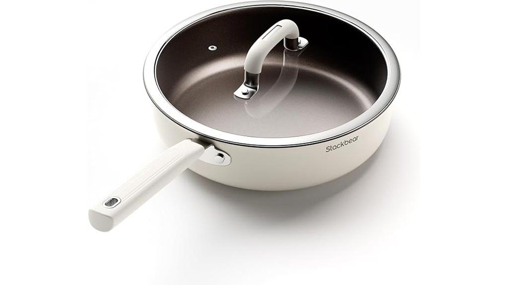 titanium ceramic 11 inch pan