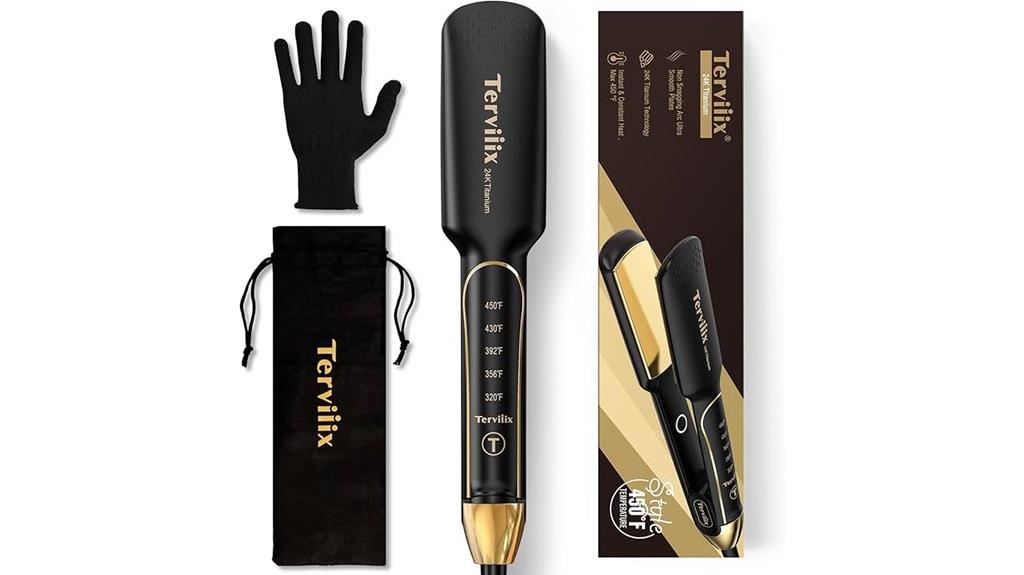 titanium flat iron