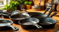 top cast iron skillets