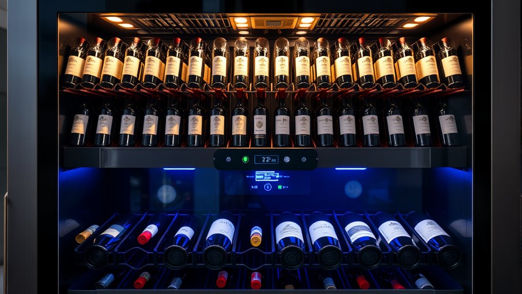 top dual zone wine coolers