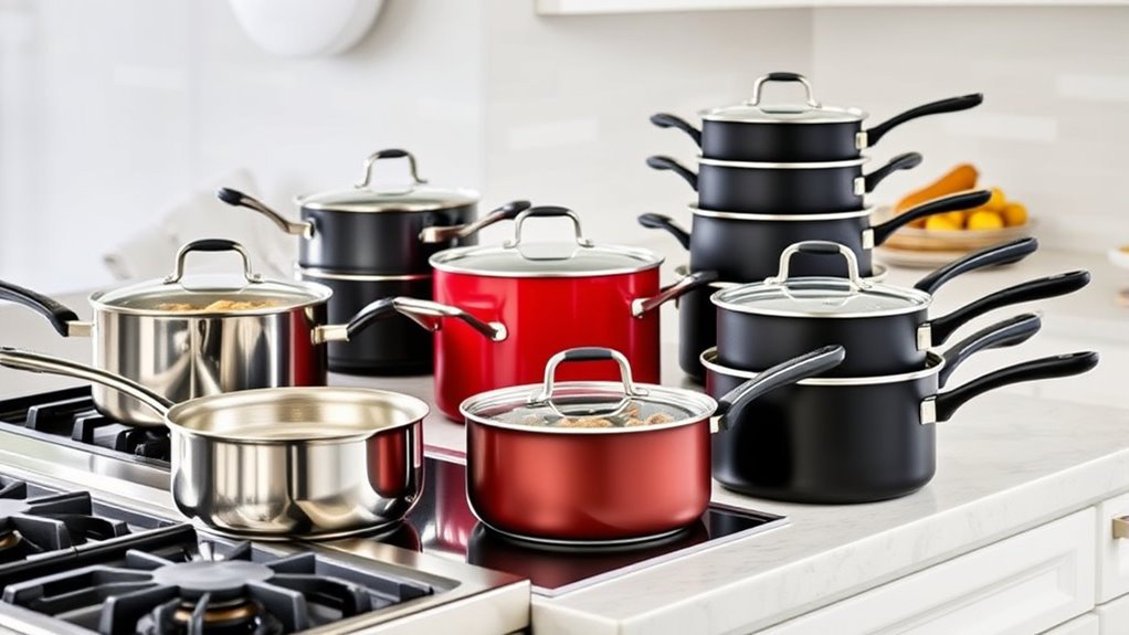 top gas stove cookware