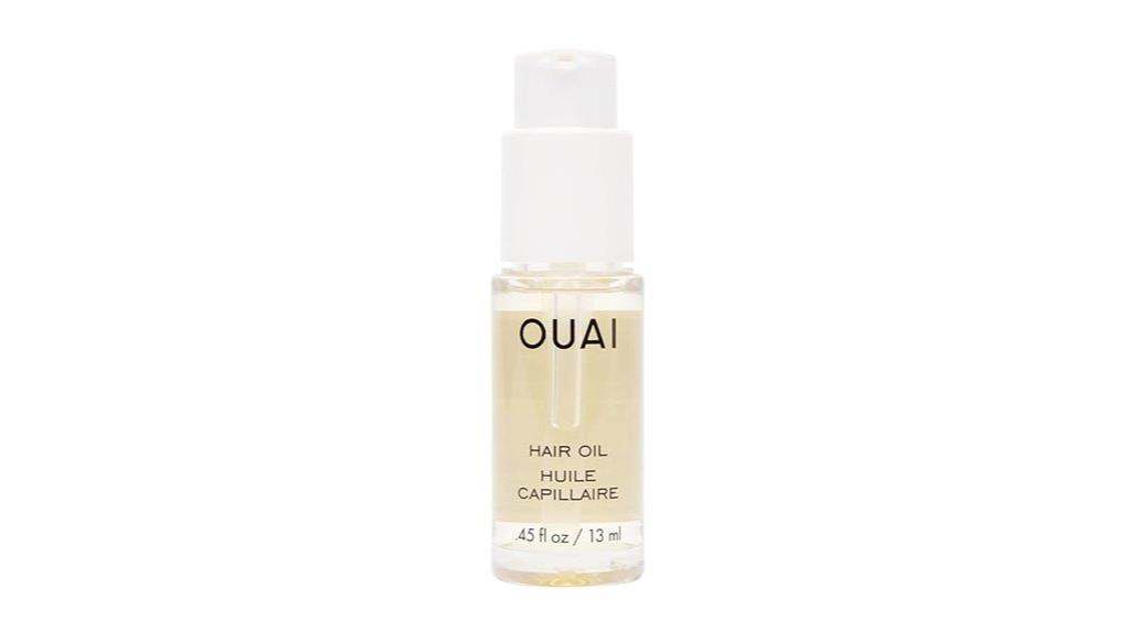 travel sized heat protectant oil