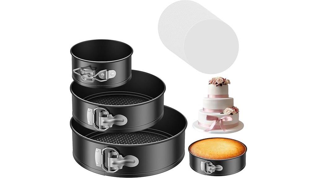 triple nonstick springform pans