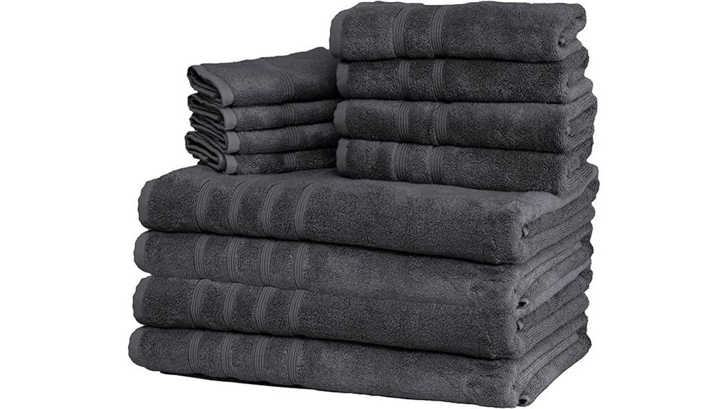 turkish towel set charcoal