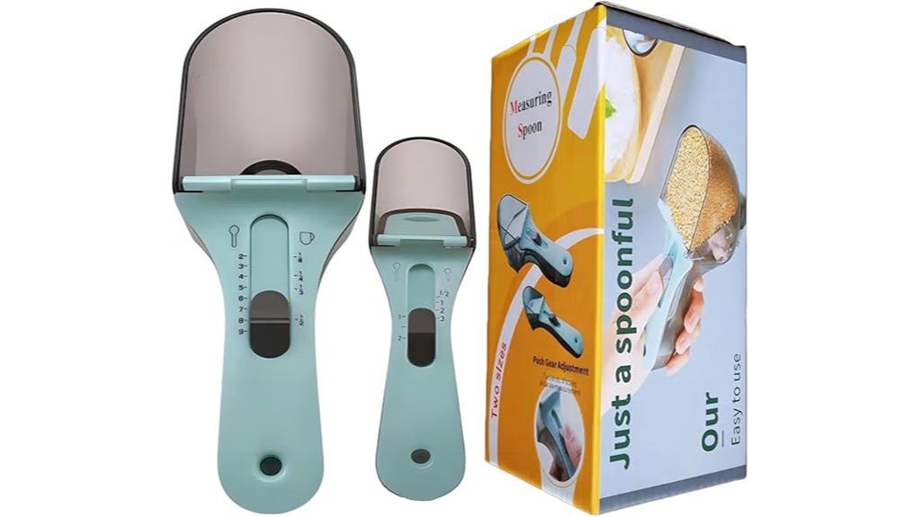 two piece adjustable spoons