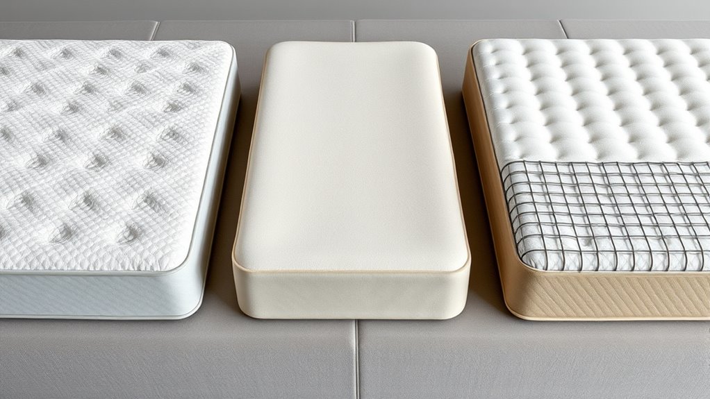 types of mattress materials