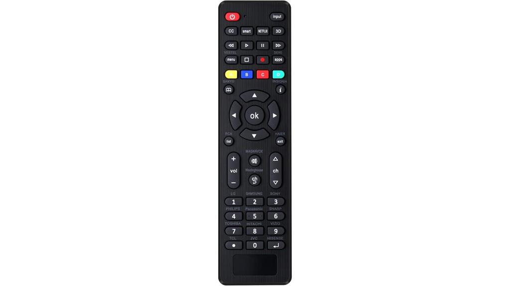 universal tv remote compatibility