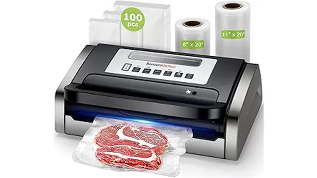 vacuum sealer with cutter