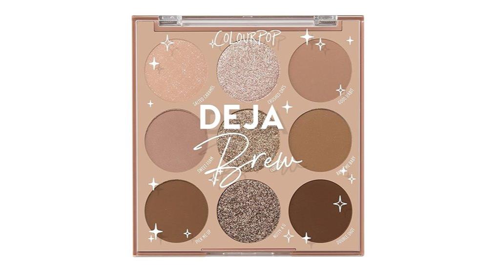 varied finishes eyeshadow palette