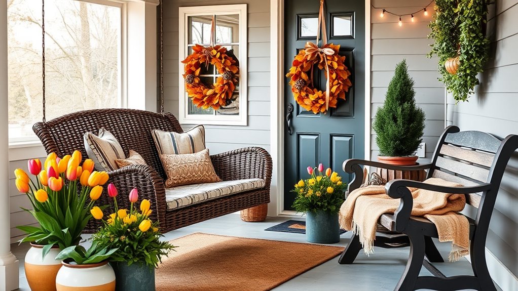 versatile seasonal porch decor