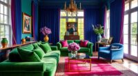 vibrant luxurious jewel accents