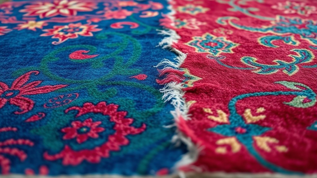 vibrant vintage rug statement