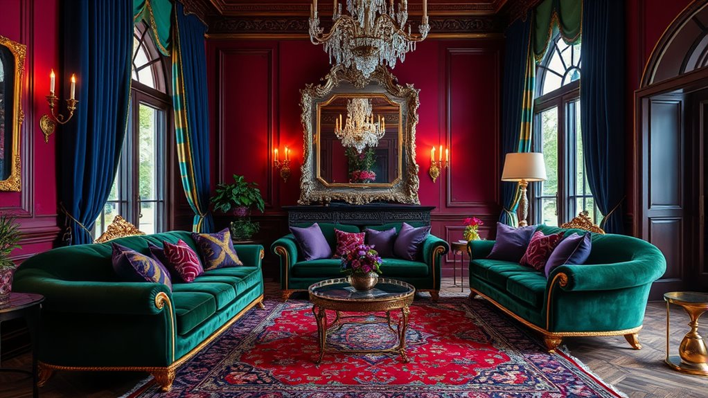 vintage jewel tone elegance