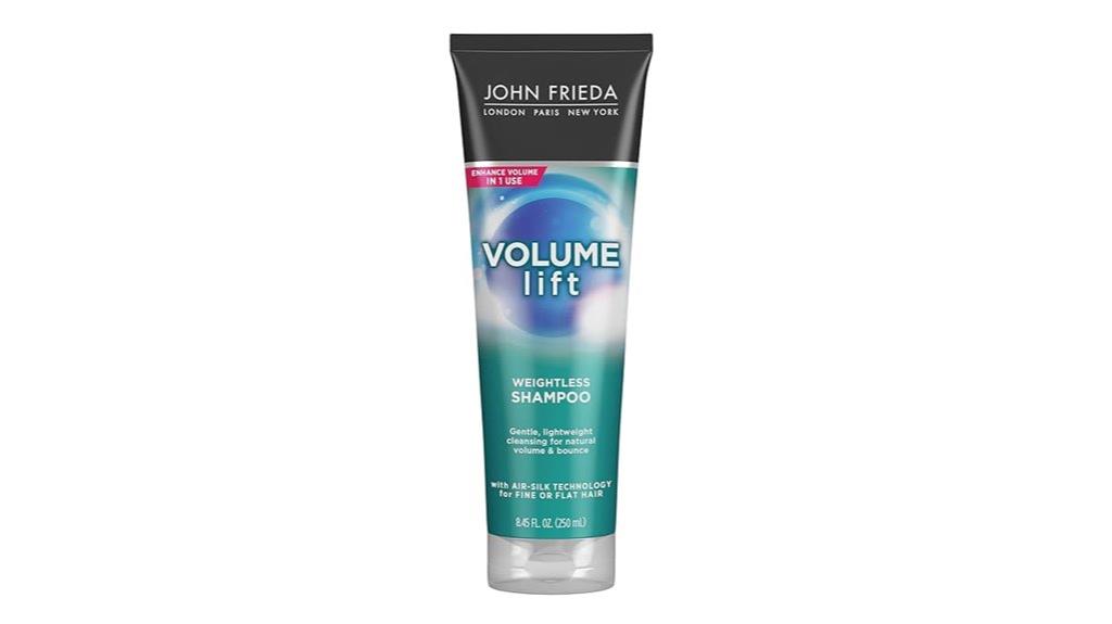 volume enhancing shampoo formula
