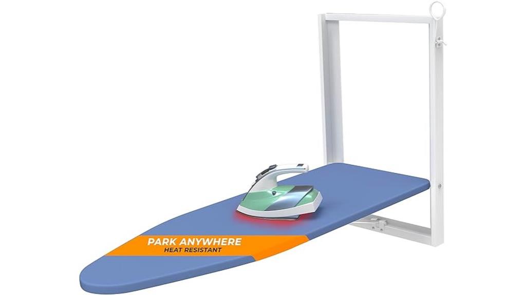 wall mounted foldable ironing board