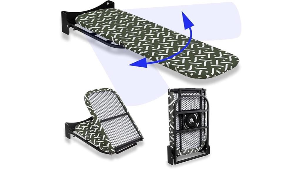 wall mounted folding board