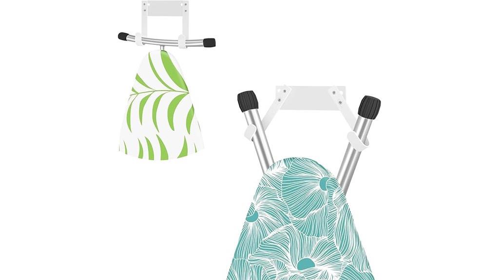 wall mounted ironing board holder