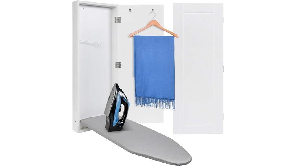 wall mounted ironing cabinet