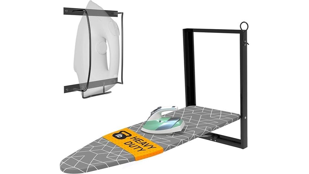 wall mounted ironing station