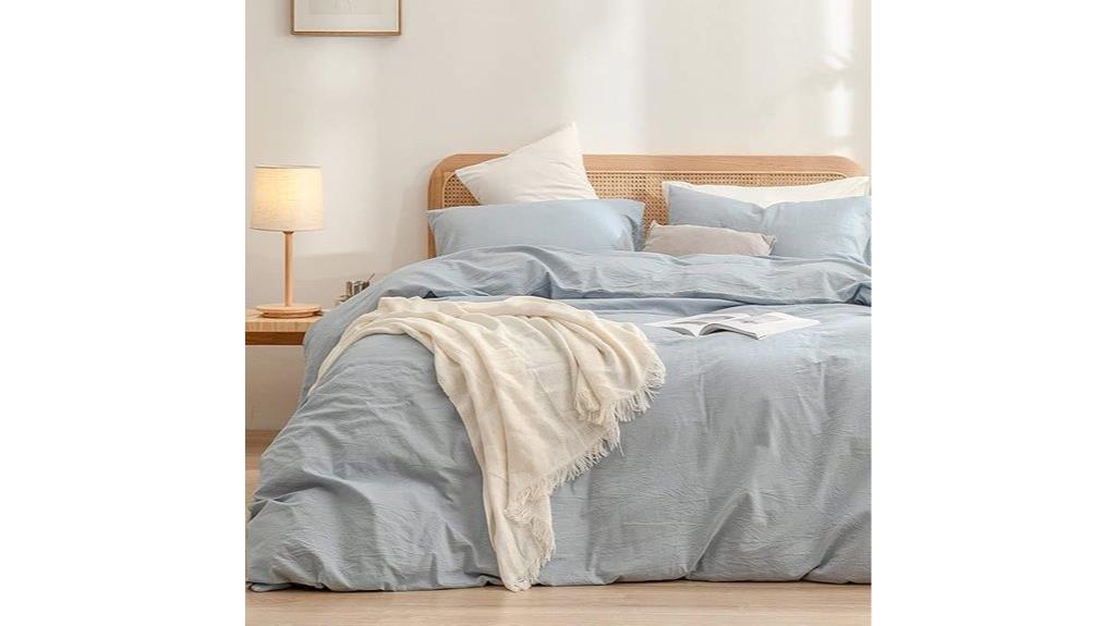 washed cotton duvet cover