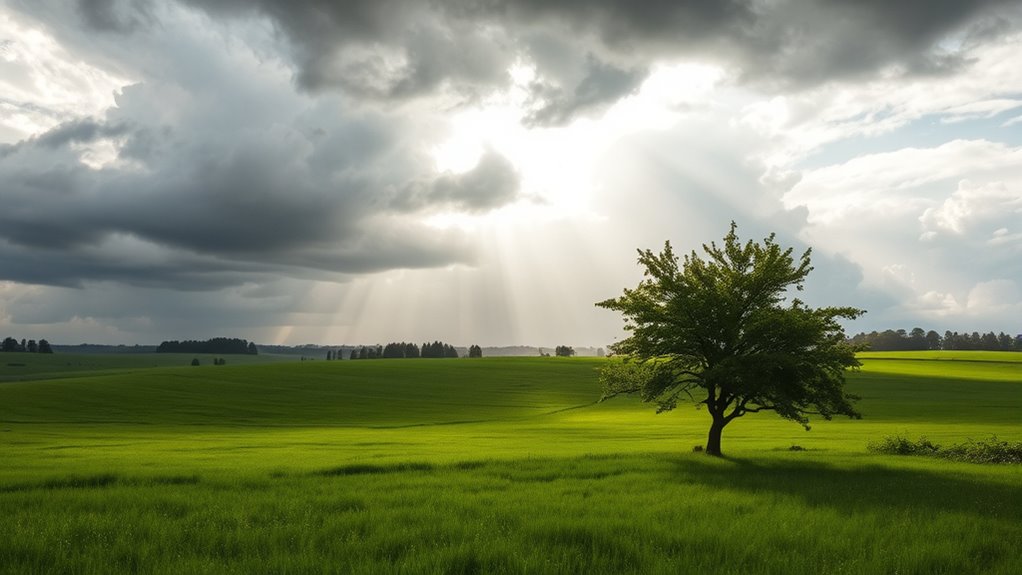 weather causes unpredictable lighting