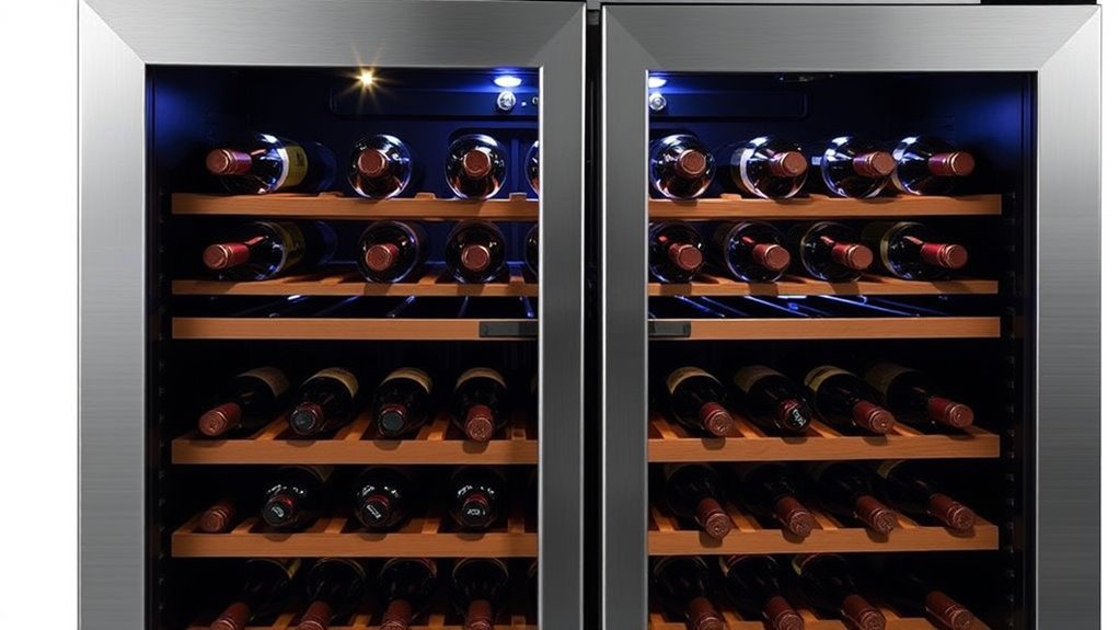 wine storage and features