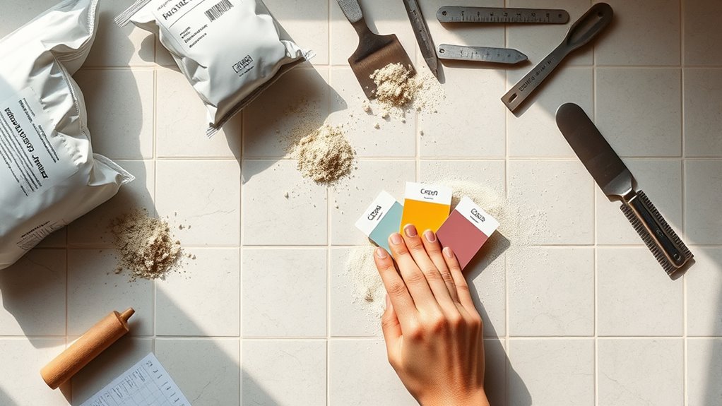 workspace preparation and material selection
