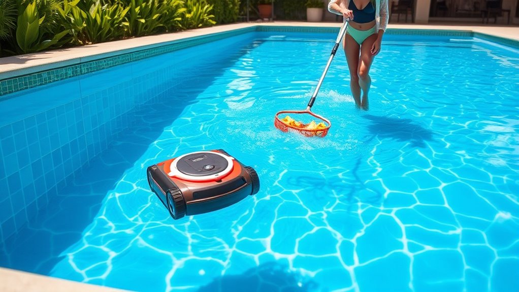 balanced pool cleaning routine