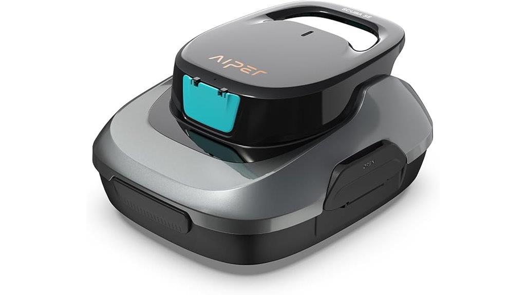 cordless pool cleaning device