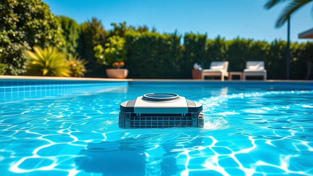 efficient hands free pool cleaning