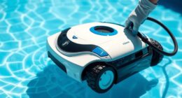 maintain robotic pool cleaner