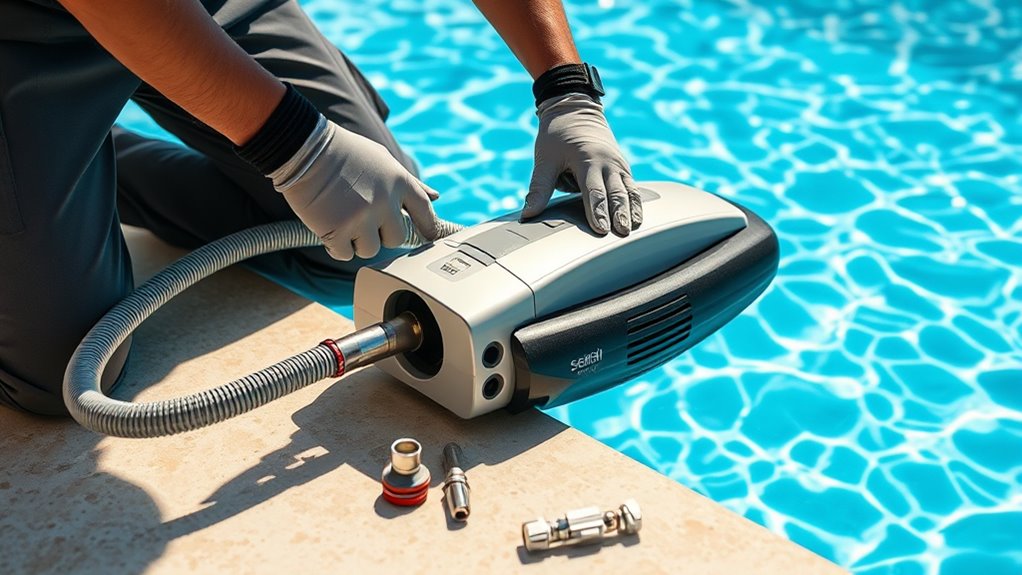 proper pressure side pool cleaning