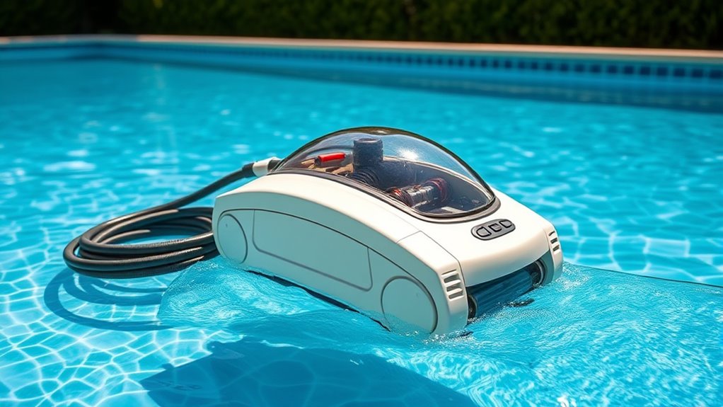 robotic pool cleaner features