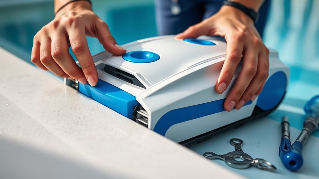 robotic pool cleaner maintenance