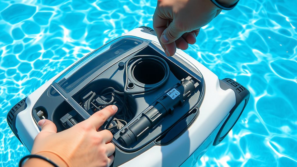 robotic pool cleaner troubleshooting