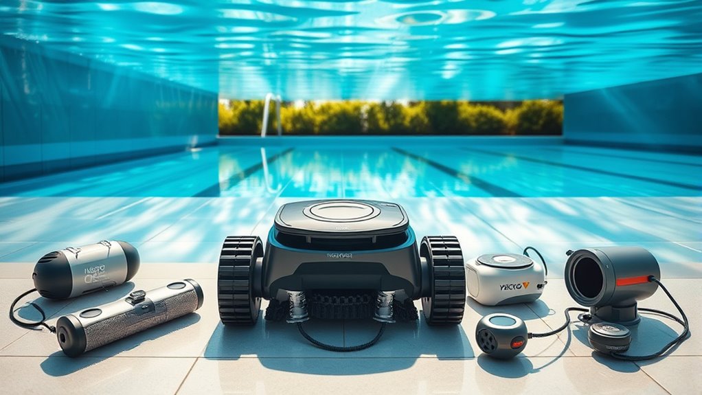 smart robotic pool cleaning