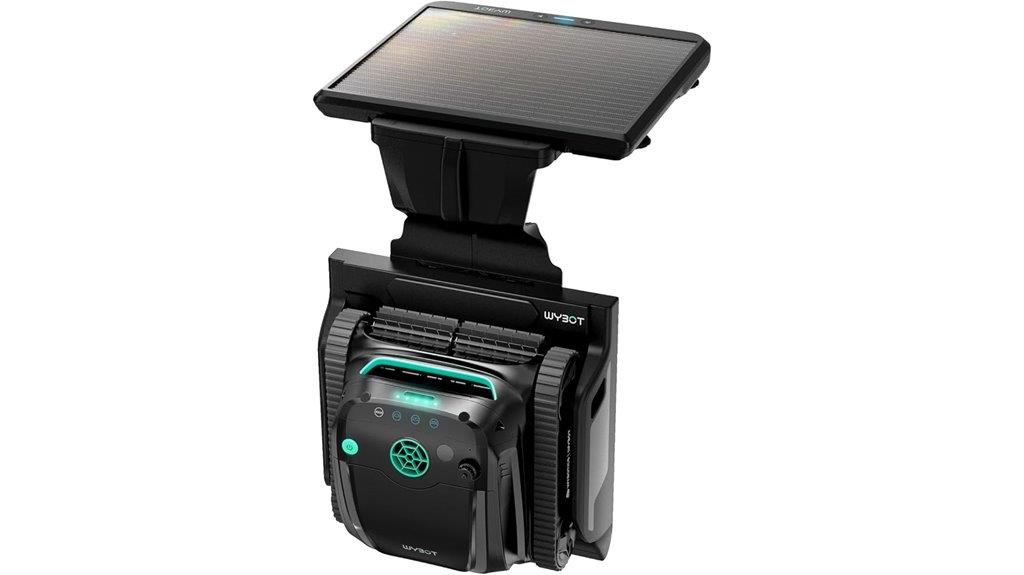 solar powered robotic pool cleaner