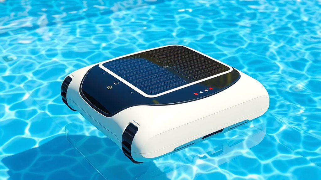sustainable robotic pool cleaning