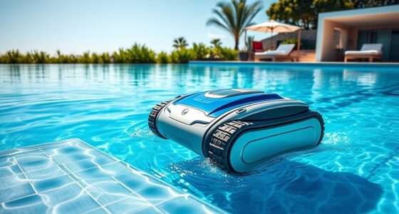 top large pool robotic cleaners