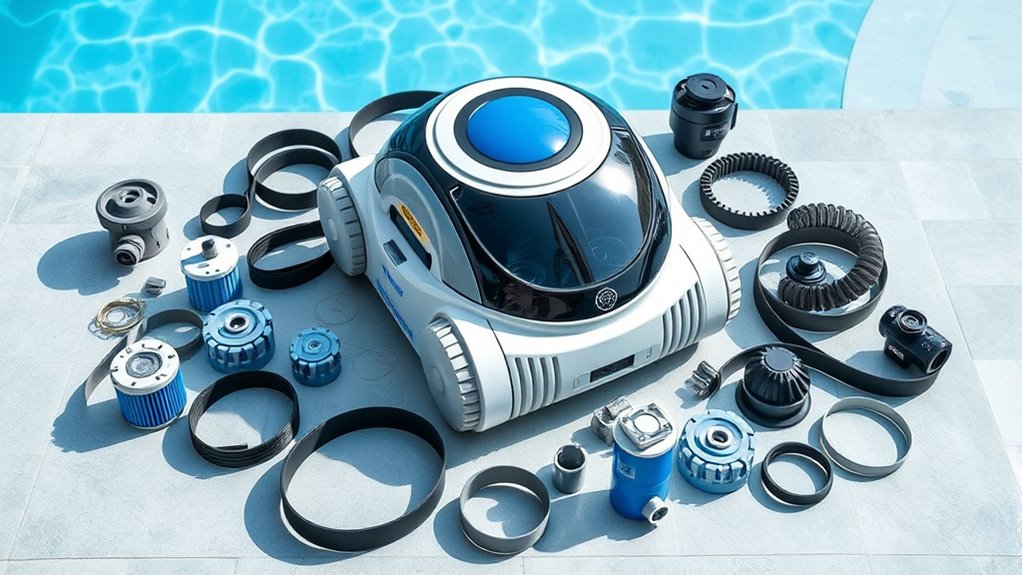 top replacement parts for pool cleaners