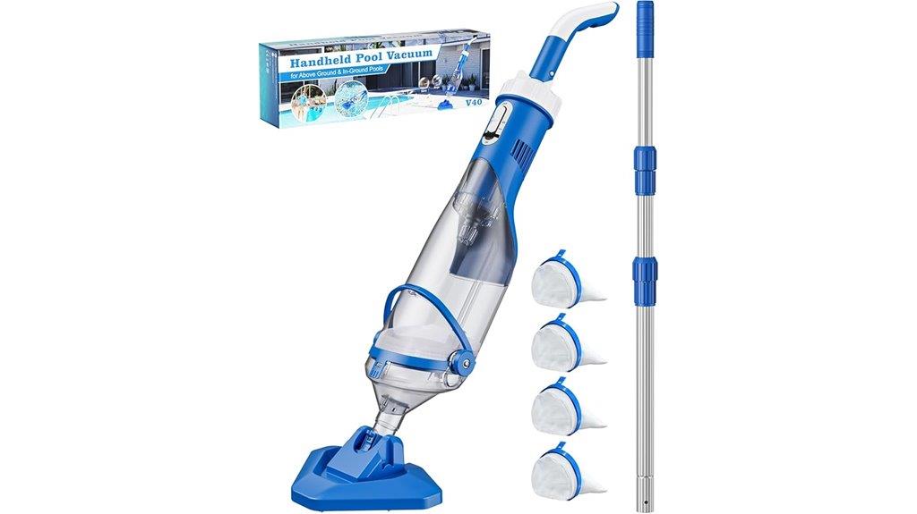 wireless pool cleaning device