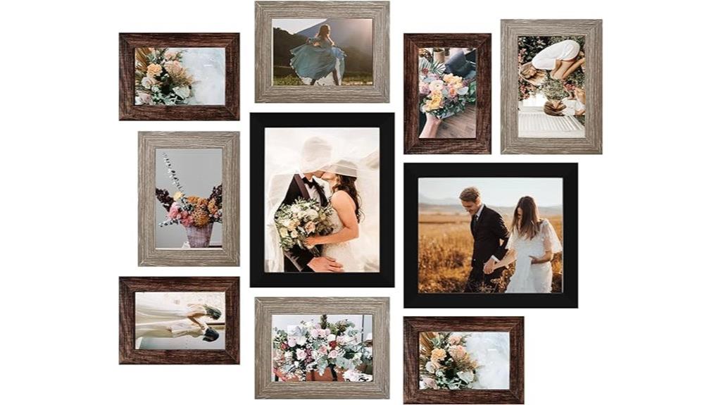 10 pack gallery picture frames