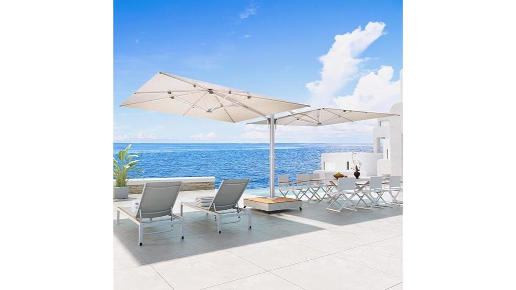 10x10 ft cantilever umbrella