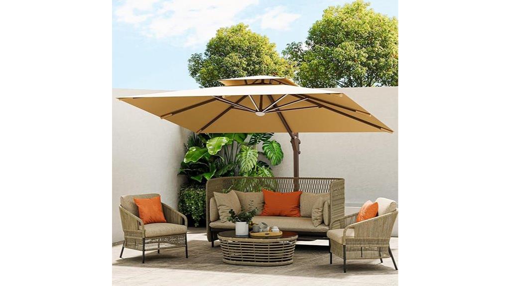 10x13 ft led umbrella