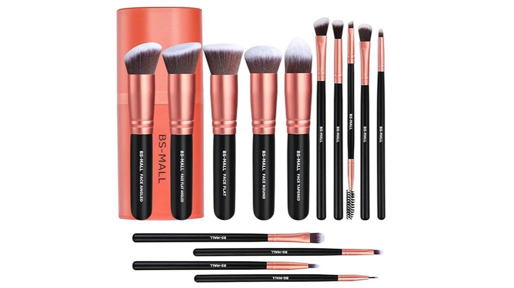 14 piece synthetic brush kit