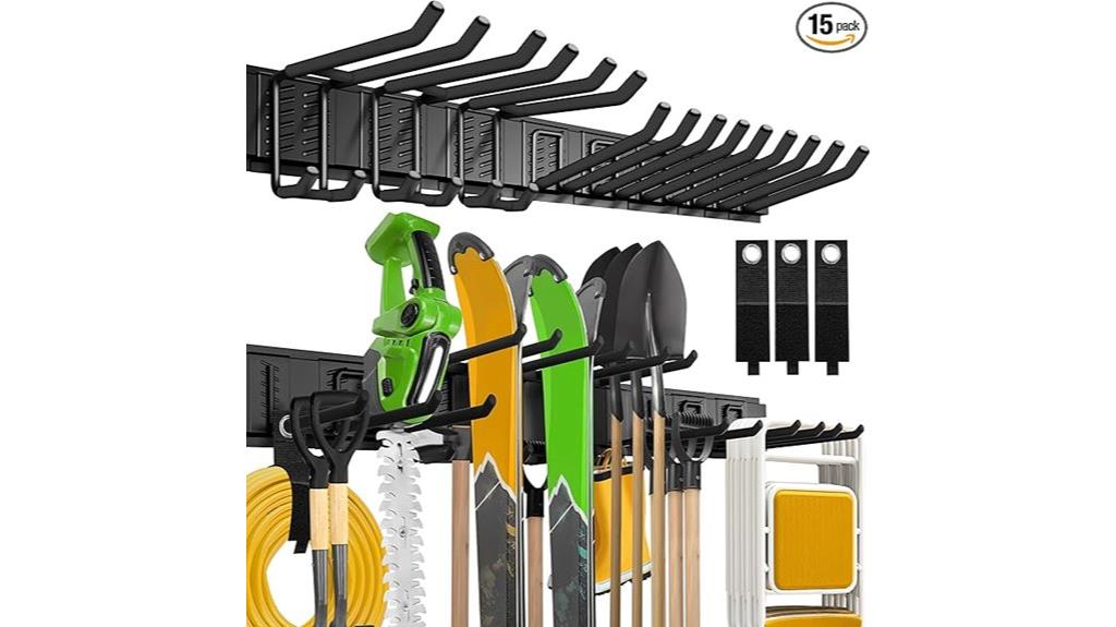 15 pack garage wall organizers
